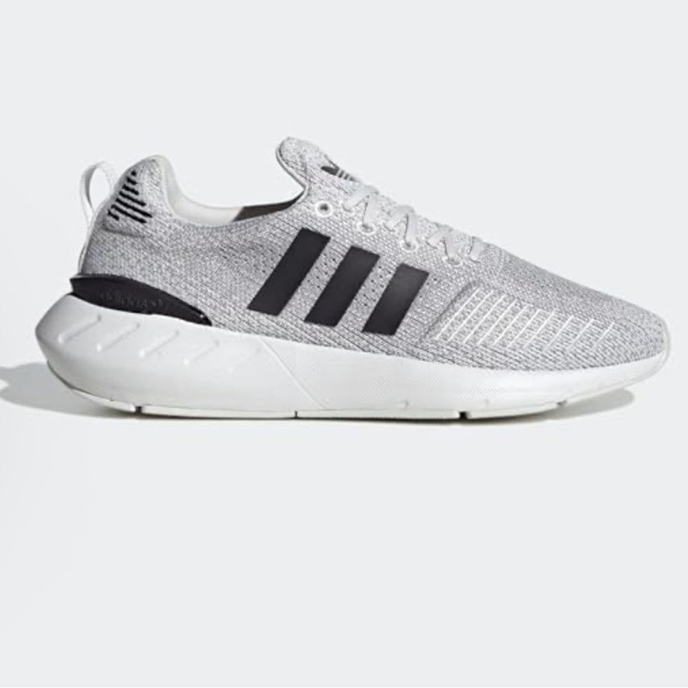 Adidas Originals Swift Run 22 Women’s Size 10 – White/Black Knit Running Shoes - Picture 4 of 9